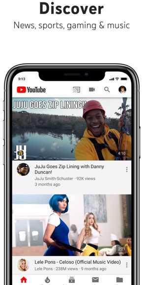 YouTube app